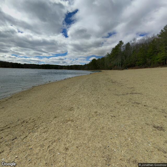 Cover image for The Pond That Hides: a walking report of Walden Pond