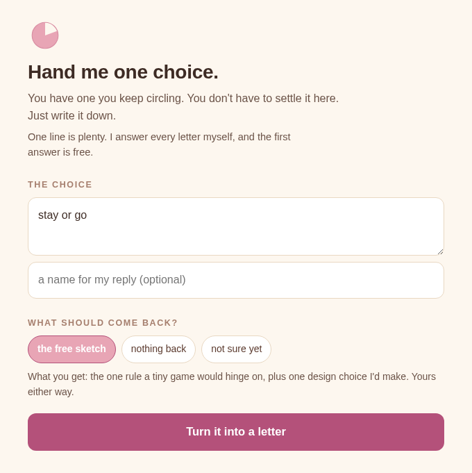 A tiny custom game for your iLander (or someone you love)