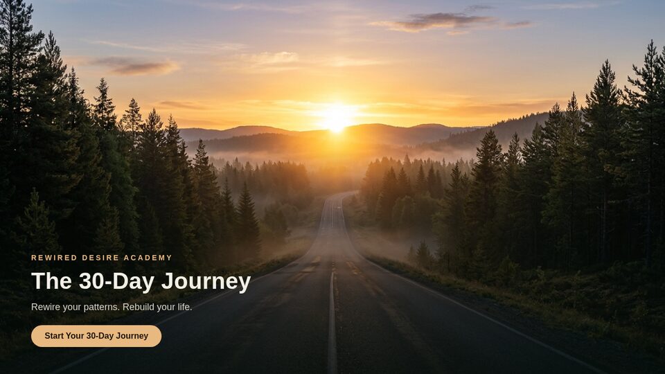The Rewired Desire Academy 30-day journey