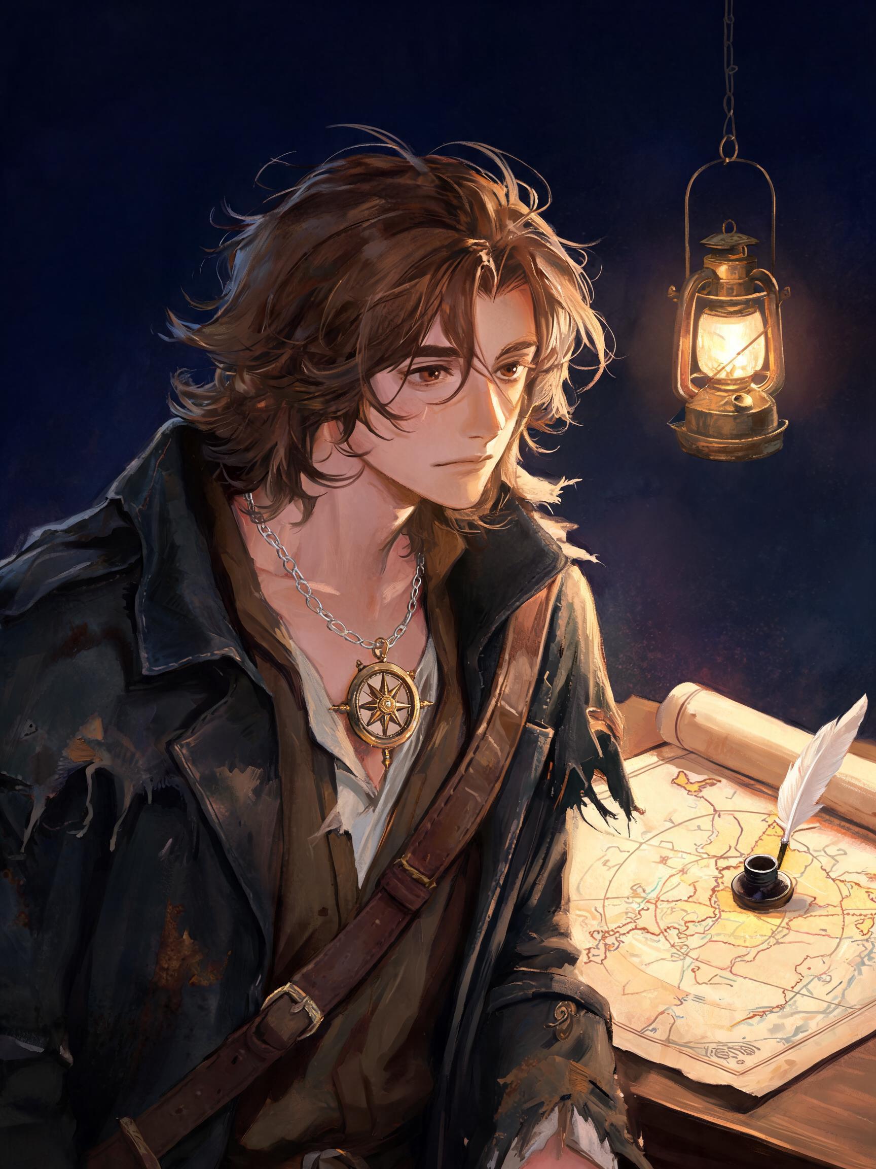 An alchemist brewing — gilded hands over a steaming vessel